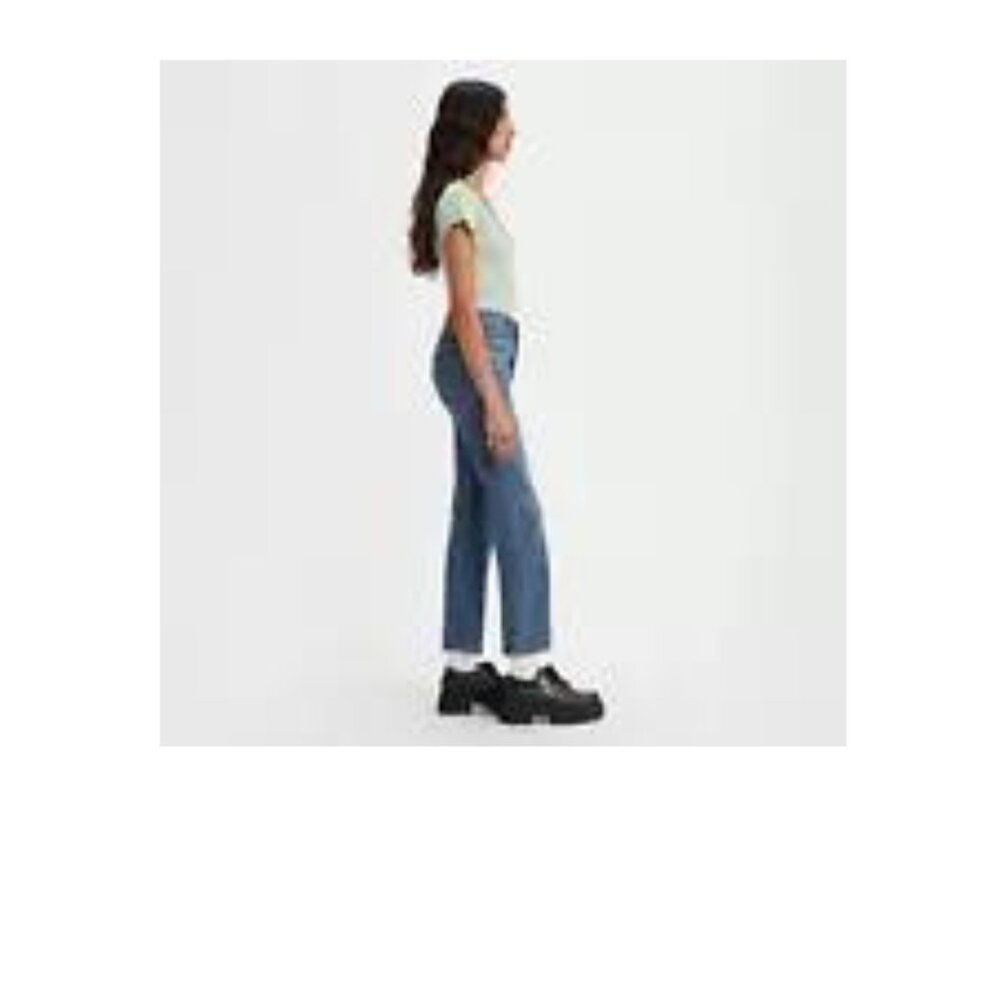 Levis Premium Wedgie Straight Color:  Unstoppable Wear - Dark Wash